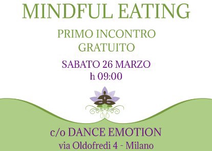 Incontro Mindful Eating Incontro Mindful Eating